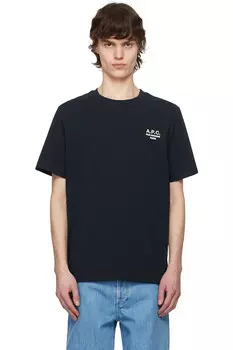 Футболка стандартная 'rue madame' A.P.C., синий