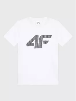 Футболка стандартного кроя 4F, белый