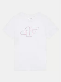 Футболка стандартного кроя 4F, белый