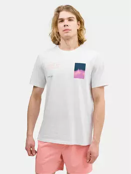 Футболка стандартного кроя 4F, белый