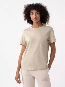 Футболка стандартного кроя 4F, бежевый