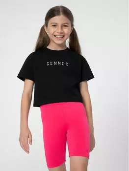 Футболка стандартного кроя 4F, черный