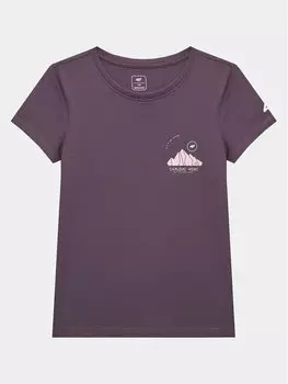 Футболка стандартного кроя 4F, фиолетовый