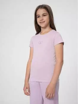 Футболка стандартного кроя 4F, фиолетовый