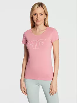 Футболка стандартного кроя 4F, розовый