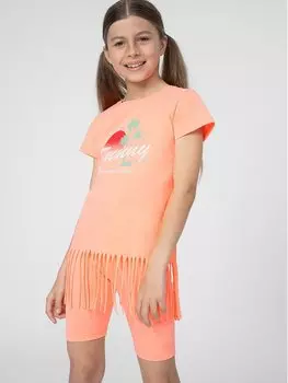 Футболка стандартного кроя 4F, розовый