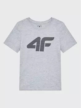 Футболка стандартного кроя 4F, серый