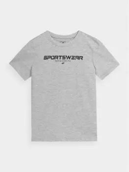 Футболка стандартного кроя 4F, серый