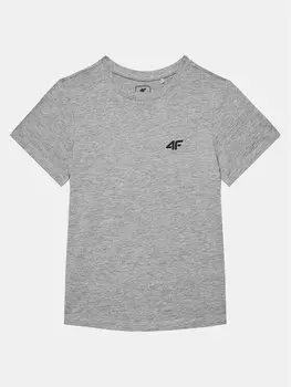 Футболка стандартного кроя 4F, серый