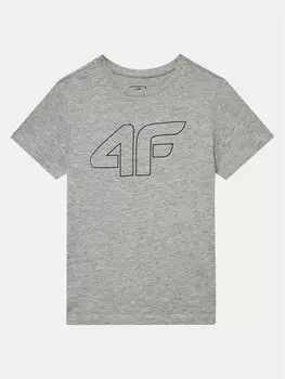 Футболка стандартного кроя 4F, серый