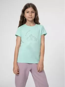 Футболка стандартного кроя 4F, зеленый