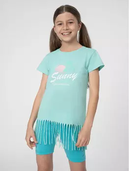 Футболка стандартного кроя 4F, зеленый