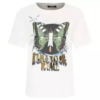 Футболка стандартного кроя Actitude_Twinset, белый