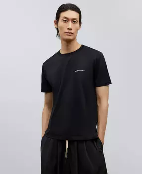 Футболка стандартного кроя Adolfo Dominguez, черный