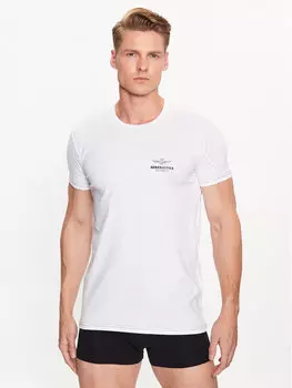 Футболка стандартного кроя Aeronautica Militare, белый