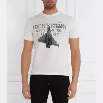 Футболка стандартного кроя Aeronautica Militare, белый