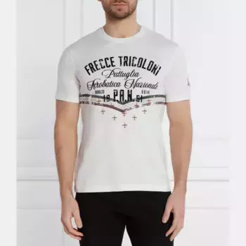 Футболка стандартного кроя Aeronautica Militare, белый