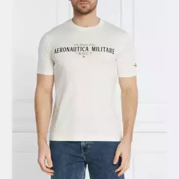 Футболка стандартного кроя Aeronautica Militare, белый