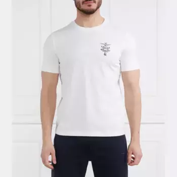 Футболка стандартного кроя Aeronautica Militare, белый