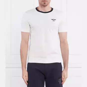 Футболка стандартного кроя Aeronautica Militare, белый