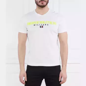 Футболка стандартного кроя Aeronautica Militare, белый