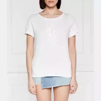 Футболка стандартного кроя Aeronautica Militare, белый