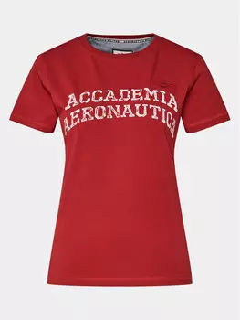 Футболка стандартного кроя Aeronautica Militare, красный