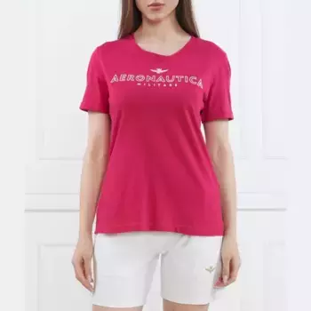 Футболка стандартного кроя Aeronautica Militare, красный