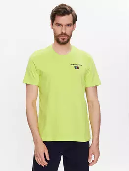 Футболка стандартного кроя Aeronautica Militare, зеленый