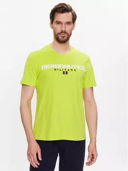 Футболка стандартного кроя Aeronautica Militare, зеленый