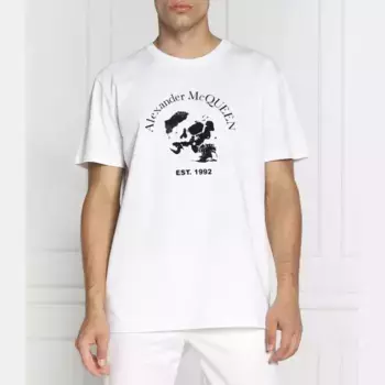 Футболка стандартного кроя Alexander Mcqueen, белый