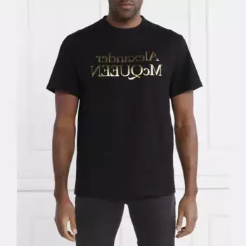 Футболка стандартного кроя Alexander Mcqueen, черный