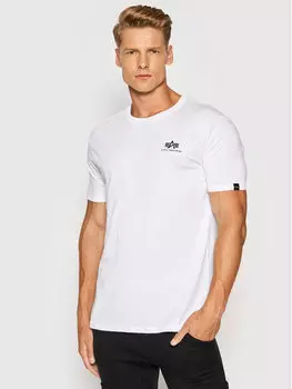 Футболка стандартного кроя Alpha Industries, белый