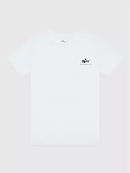 Футболка стандартного кроя Alpha Industries, белый