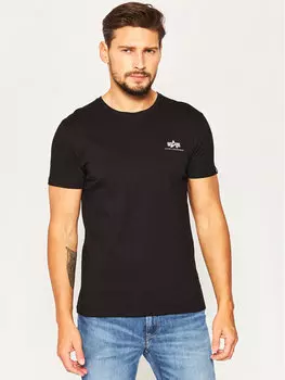 Футболка стандартного кроя Alpha Industries, черный