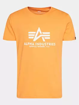 Футболка стандартного кроя Alpha Industries, черный