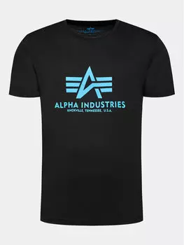Футболка стандартного кроя Alpha Industries, черный