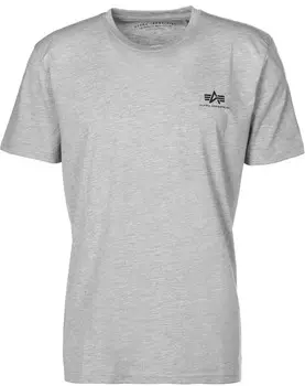 Футболка стандартного кроя Alpha Industries, серый