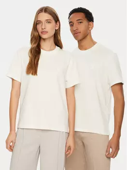 Футболка стандартного кроя Ami Paris, белый