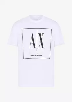 Футболка стандартного кроя Armani Exchange, белый