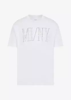 Футболка стандартного кроя Armani Exchange, белый