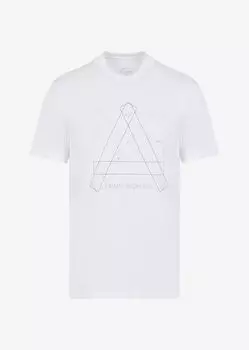 Футболка стандартного кроя Armani Exchange, белый