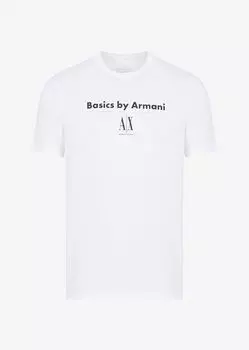 Футболка стандартного кроя Armani Exchange, белый