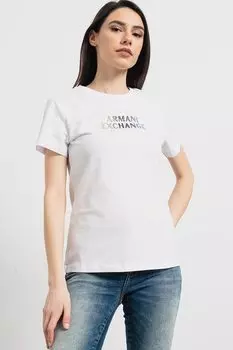 Футболка стандартного кроя Armani Exchange, белый
