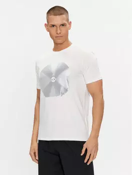 Футболка стандартного кроя Armani Exchange, белый