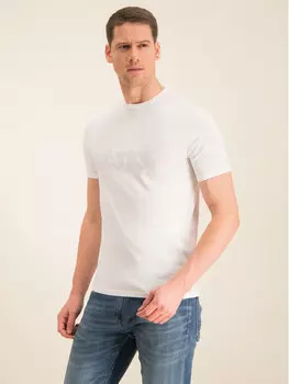Футболка стандартного кроя Armani Exchange, белый