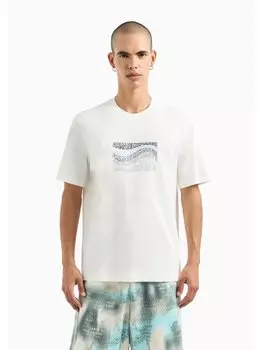 Футболка стандартного кроя Armani Exchange, белый