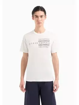 Футболка стандартного кроя Armani Exchange, белый