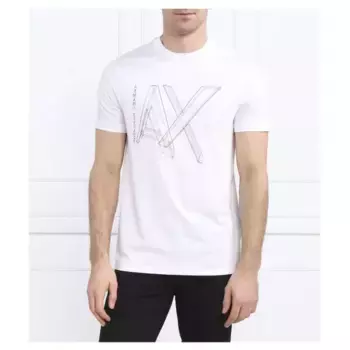 Футболка стандартного кроя Armani Exchange, белый