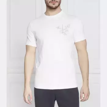 Футболка стандартного кроя Armani Exchange, белый